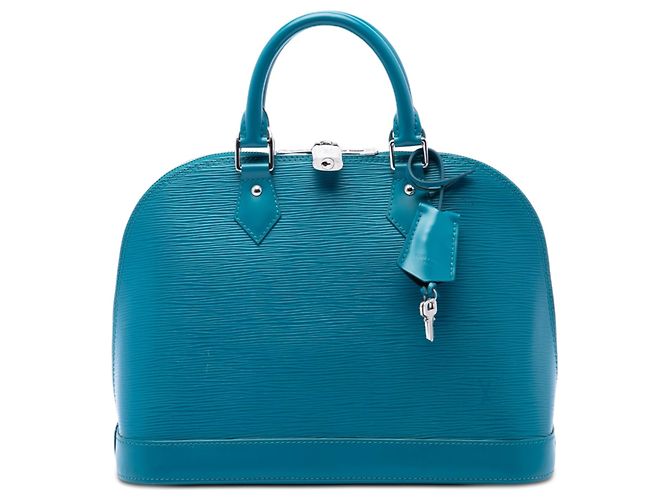Borsa Louis Vuitton Epi Alma PM Blu