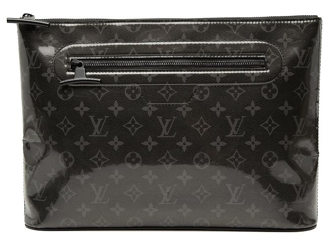 Pochette Louis Vuitton Monogram Glaze Cosmos Clutch Bag nera Nero