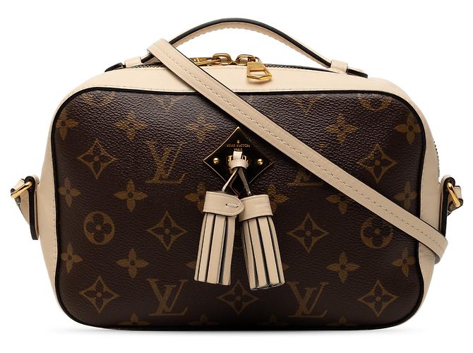 Borsa a tracolla Louis Vuitton Monogram Saintonge marrone