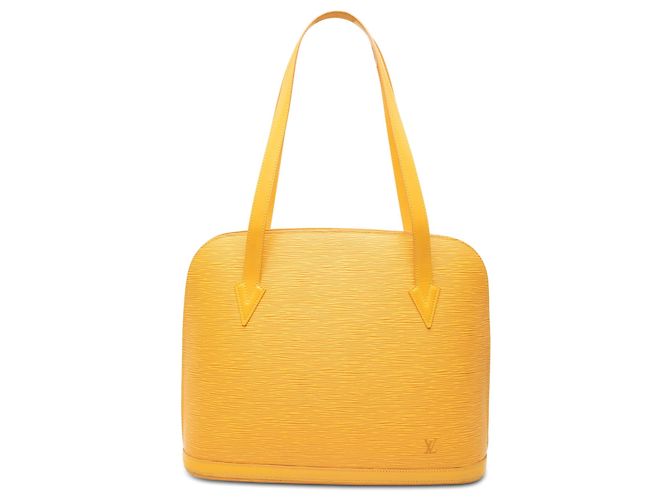 Borsa a tracolla Louis Vuitton Epi Lussac gialla Giallo