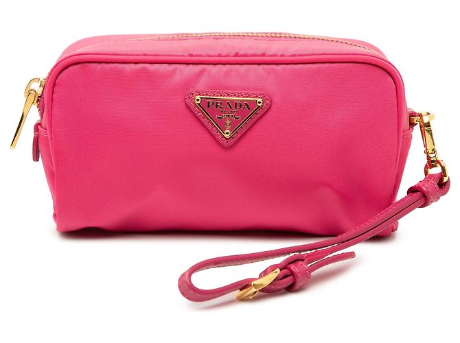 Pochette da polso Tessuto Prada rosa