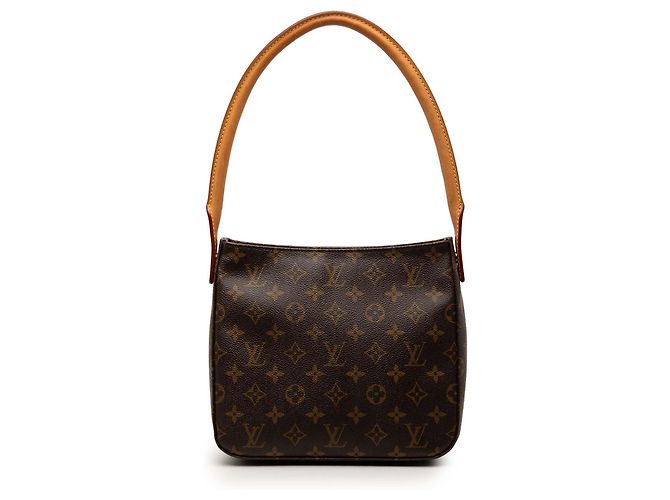 Borsa a tracolla Louis Vuitton Monogram Looping MM marrone