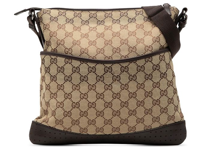 Borsa a tracolla Gucci GG Canvas marrone