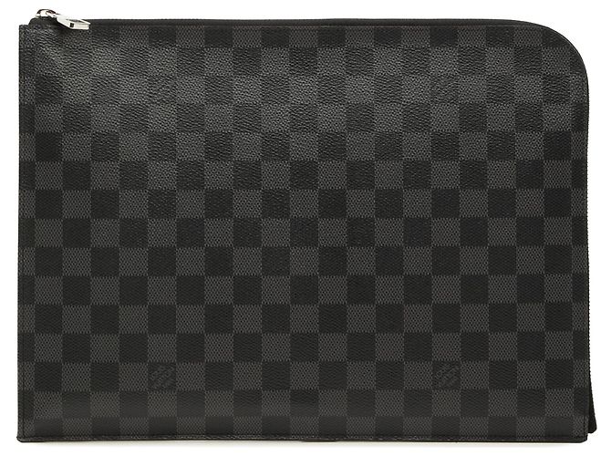 Clutch Pochette Jour GM in Damier Graphite nero Louis Vuitton