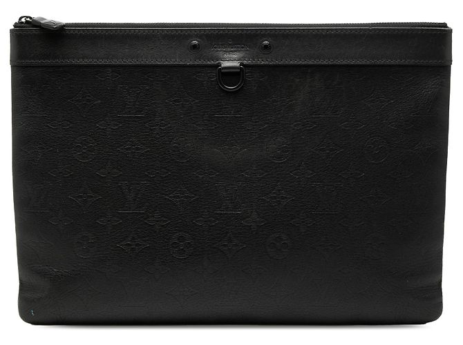 Pochette Louis Vuitton Monogram Shadow Discovery negra Negro
