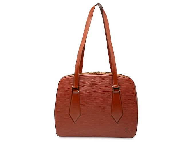 Bolsa de ombro Louis Vuitton Epi Voltaire marrom
