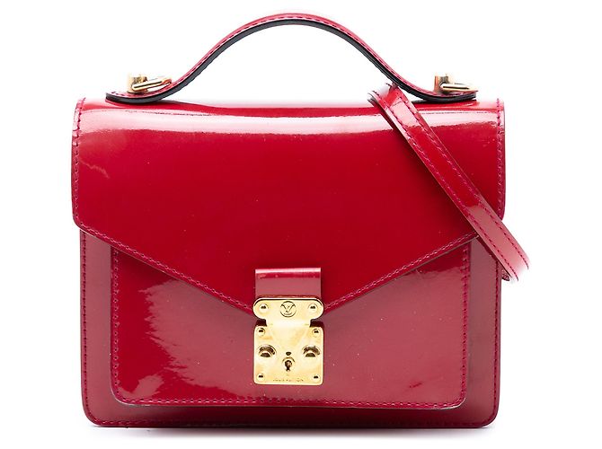 Borsa Louis Vuitton Vernis Monceau BB rossa Rosso