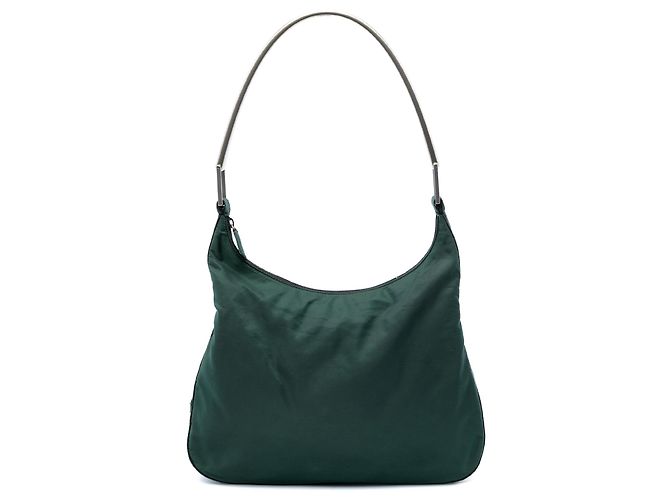 Borsa a tracolla Prada Tessuto verde