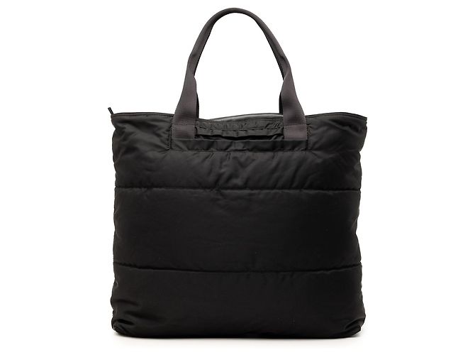 Tote Bomber Tessuto nero Prada