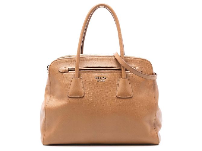 Borsa Prada Saffiano Cuir marrone