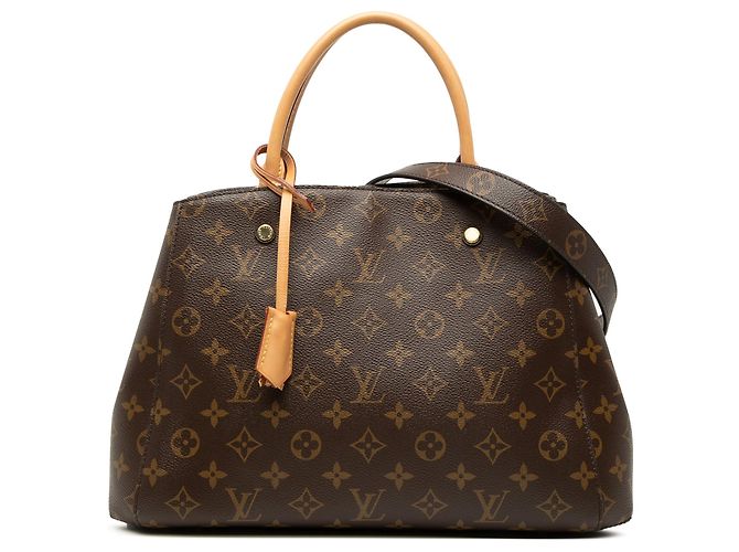 Bolsa Louis Vuitton Monogram Montaigne MM marrom