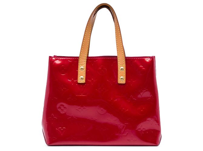 Bolsa Louis Vuitton Monogram Vernis Reade PM vermelha Vermelho