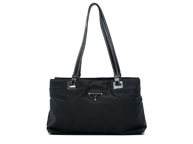 Schwarzer Prada Tessuto Tote