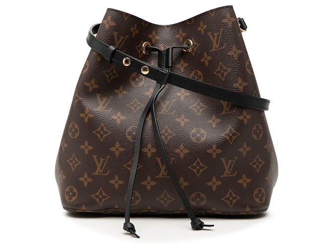 Borsa a secchiello Louis Vuitton Monogram Neonoe MM nera Nero
