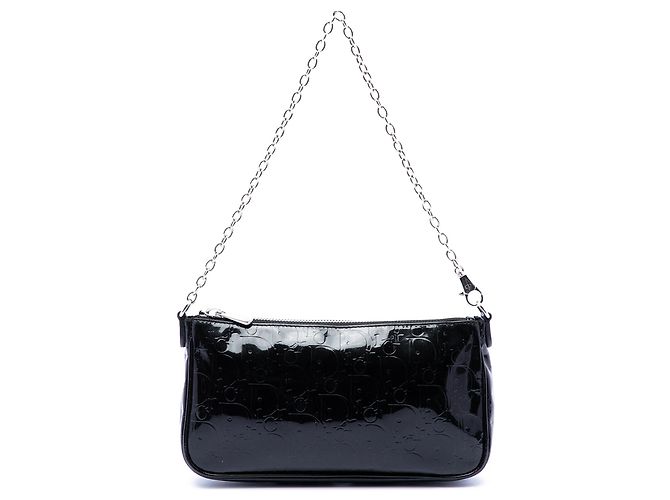 Borsa a tracolla Diorissimo in vernice nera Dior Nero