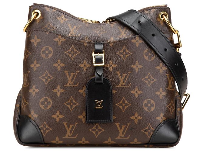 Bolsa transversal Louis Vuitton Monogram Odeon PM marrom