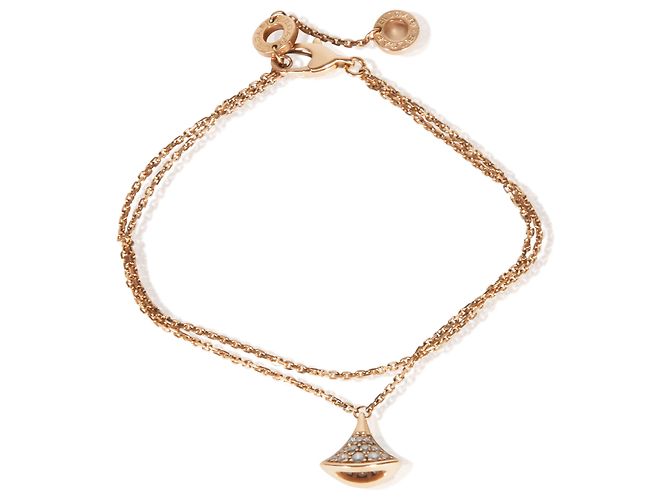 Bulgari Pulseira BVLGARI Diva's Dream em ouro rosa e diamantes