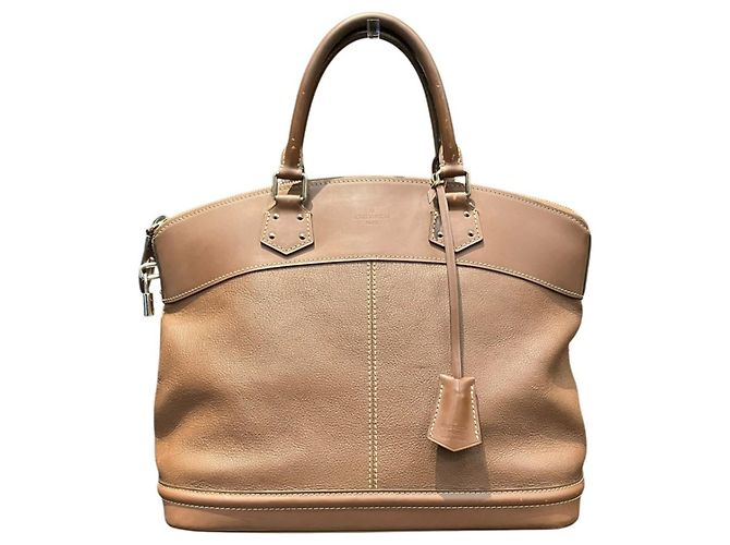 Bolsa Louis Vuitton Lockit MM Marrom