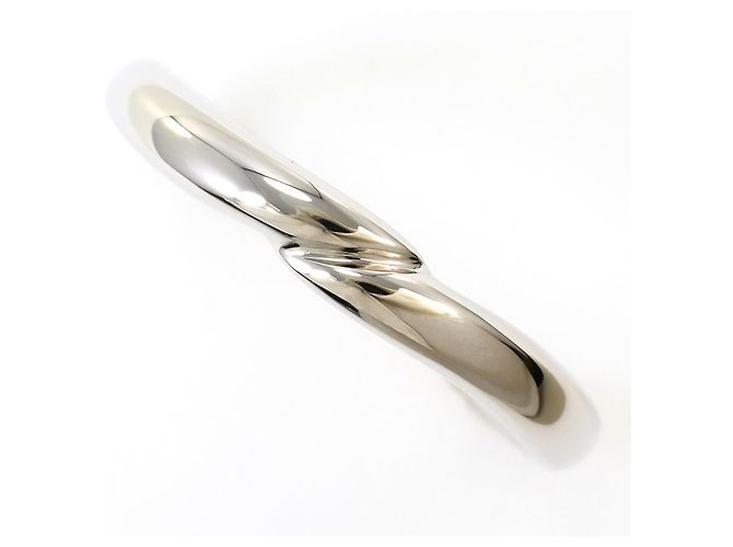 Céline Celine PT1000 Platinum Band Ring with Diamond and Ruby