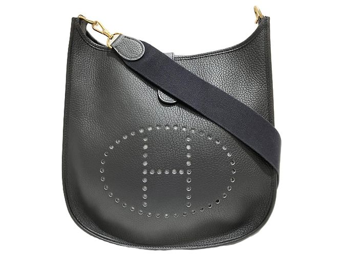 Hermès Borsa a tracolla Hermes Evelyne GM Nero