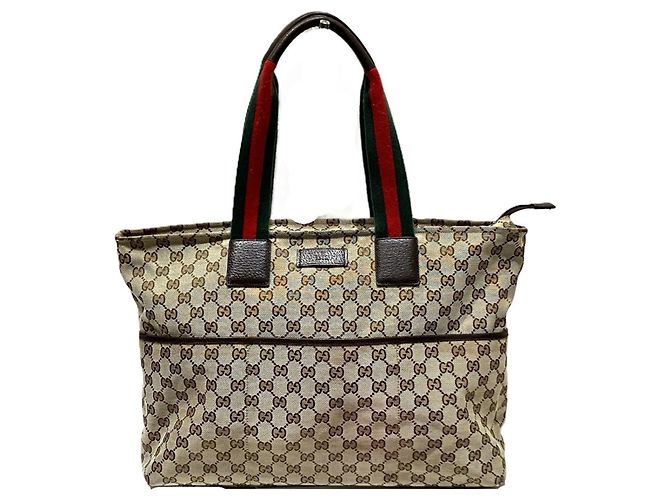 Sac cabas Gucci Sherry Line Beige