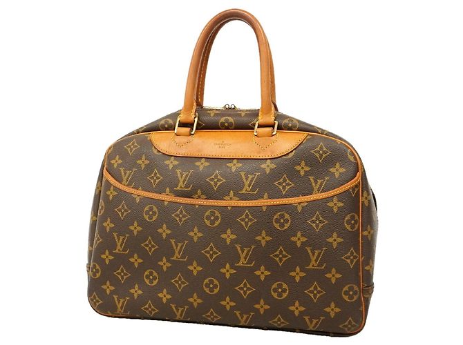Borsa Louis Vuitton Monogram Deauville Marrone