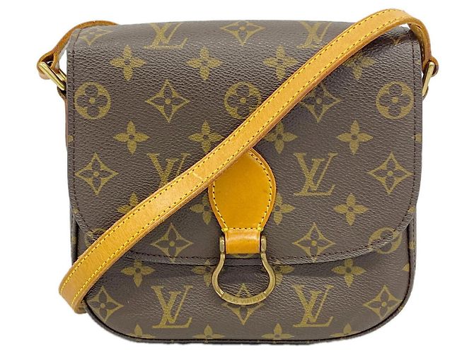 Bolso de Hombro Louis Vuitton Monogram Saint Cloud MM Castaño