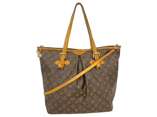 Borsa Louis Vuitton Monogram Palermo GM Marrone