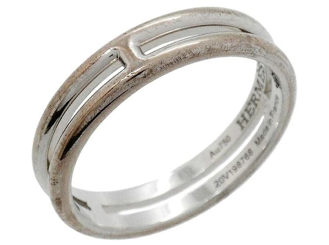 Ring Anillo Ariane para mujer en oro blanco de 18K Hermès