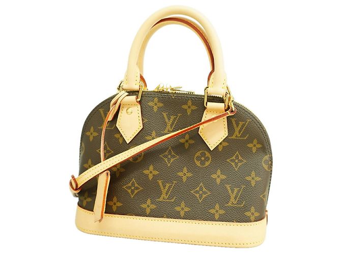 Louis Vuitton Alma BB Monogram Handtasche Braun