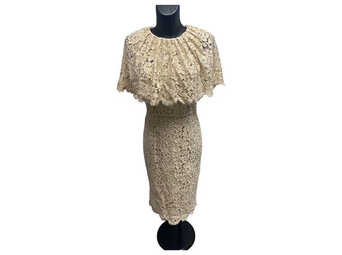 Vestido midi Dolce & Gabbana Haute Couture FW2012 de encaje