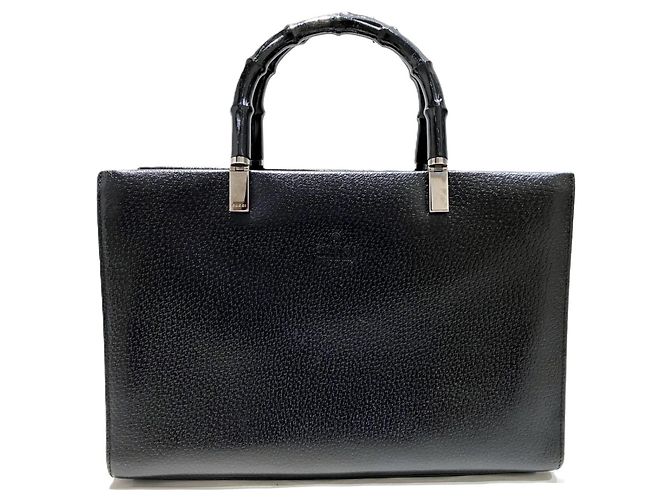 Bolsa 2 Way Gucci Bamboo Preto