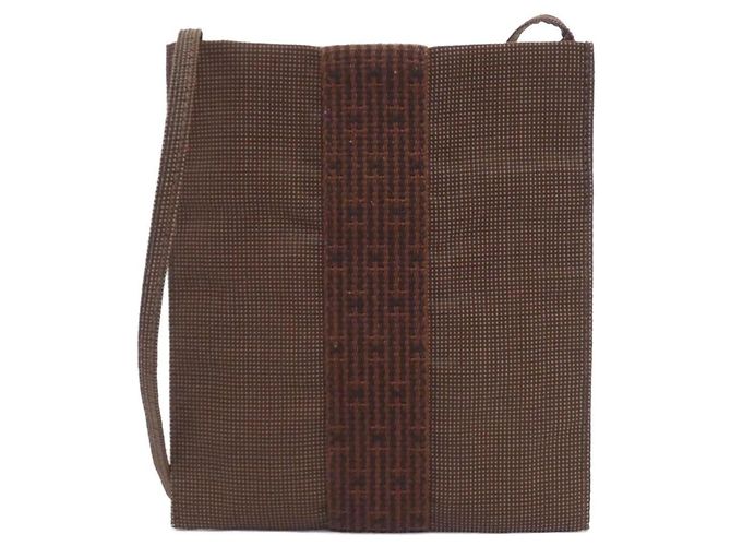 Hermès Hermes Herline Pochette 100967M Borsa a Spalla Marrone