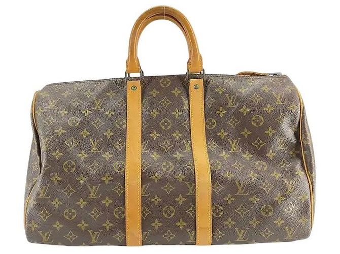 Louis Vuitton Keepall Monogram Canvas 45 Marrom