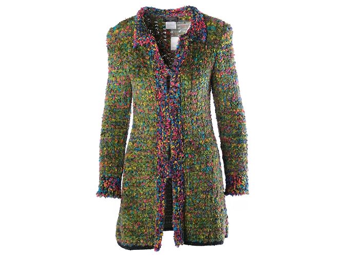 Giacca in lana Fantasy Rainbow Runway Chanel Multicolore