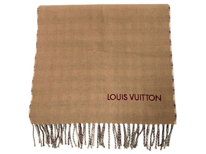 Louis Vuitton 2024 Model Cashmere Stole Brown