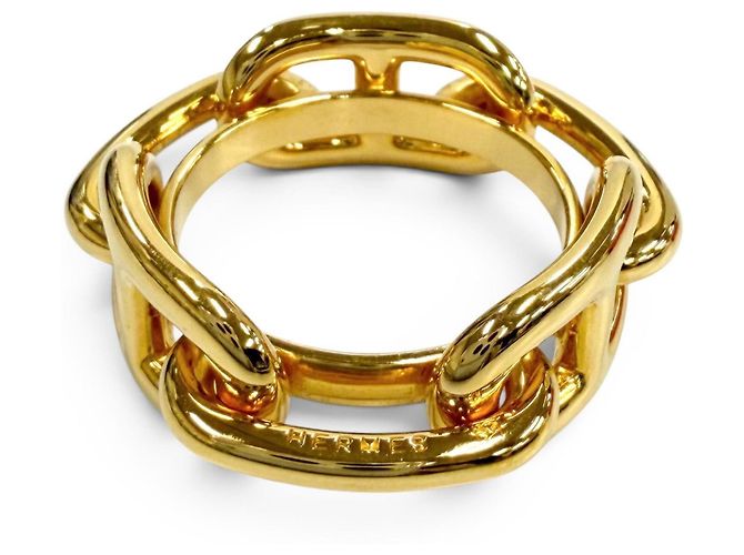 Ring Hermès Anel para Lenço Hermes em Ouro Dourado