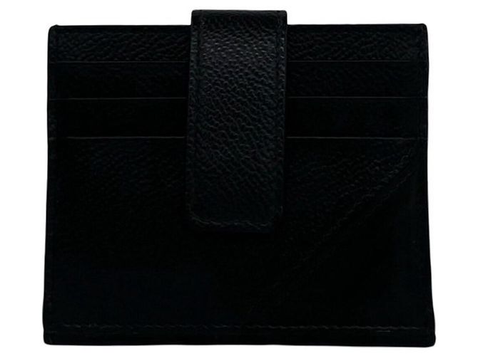 Prada Black Leather Card Case