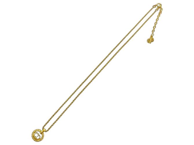 Collana Christian Dior Vintage CD Logo D'oro