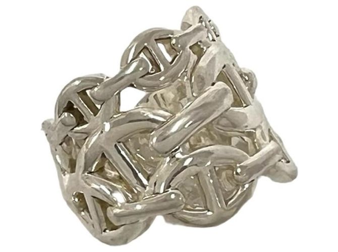 Ring Hermès Anello Hermes Enchainée GM Argento 