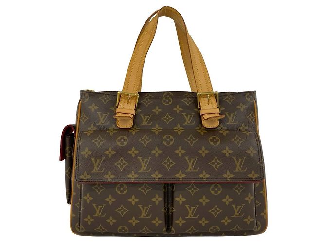 Sac cabas Louis Vuitton Multipli-Cité Monogram en cuir Marron