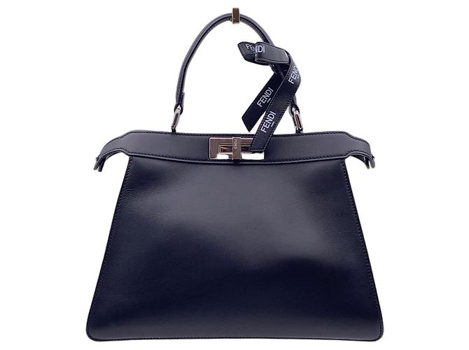 Fendi Borsa Medium Top Handle Peekaboo ISeeU Nera by Marc Jacobs Nero
