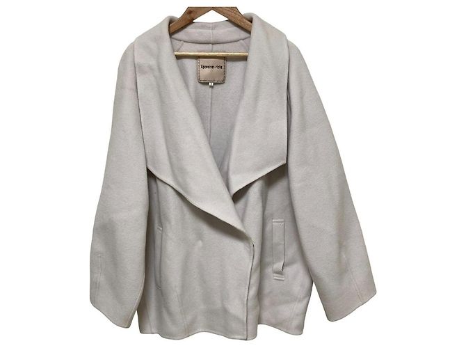 Autre Marque Abrigo de lana Apuweiser-riche Beige