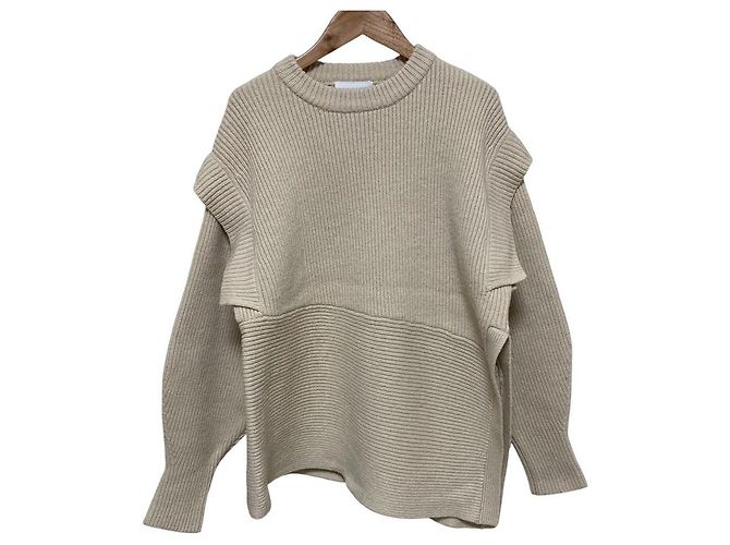 Autre Marque CLANE 2WAY Strickoberteil Beige