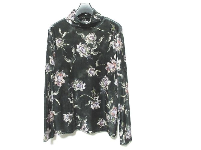 Autre Marque AMERI DRY FLOWER VELOUR Top Green Dark green