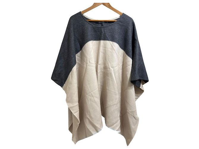 Autre Marque Sofie D'Hoore Poncho Poncho Marrone Beige