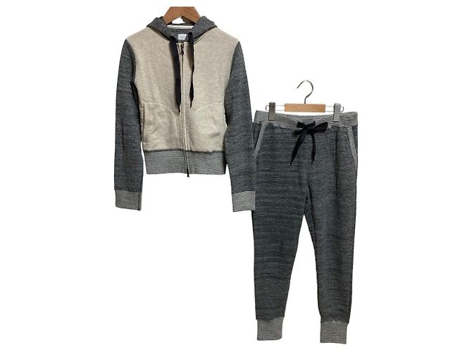 Autre Marque Set Luftrobe Sweat Zip Hoodie Easy Pants Marrone