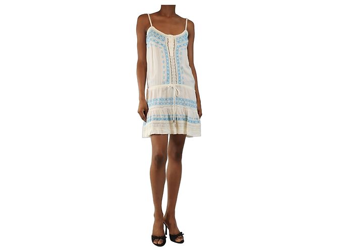 Melissa Odabash Vestido mini branco sem mangas - size XS
