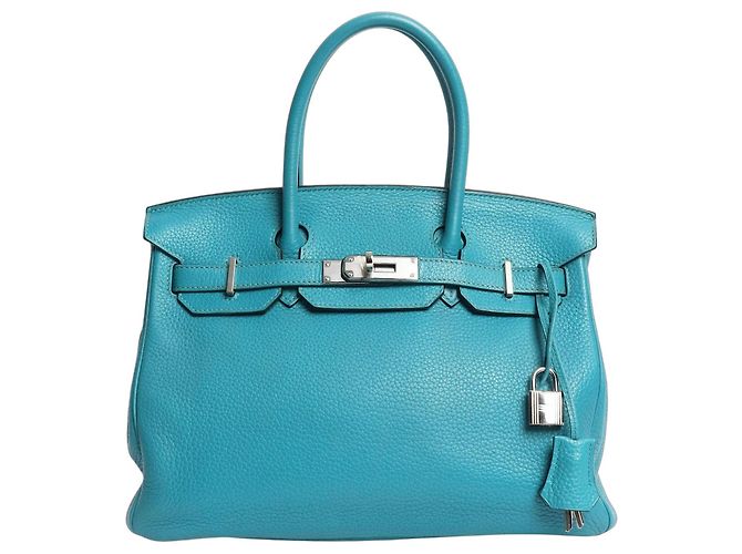 Hermès Blaue Birkin 30 2014