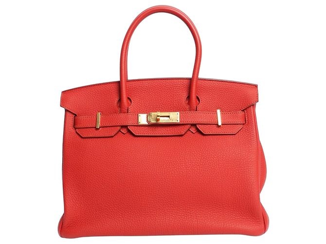 Hermès Bolsa Birkin 30 vermelha Vermelho